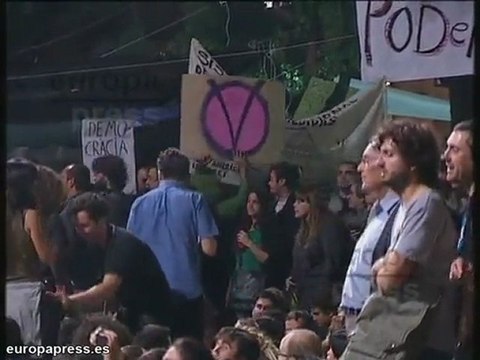 Miles de concentrados en Barcelona durante la jornada de ref