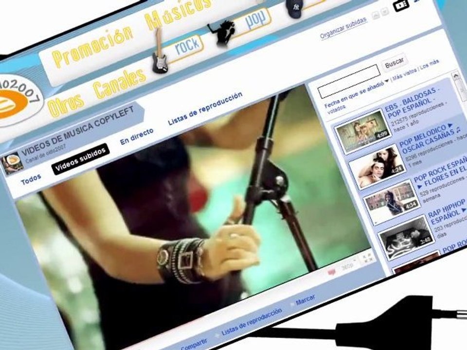 VIDEO de OIDO2007 para NEXTUP YOUTUBE. Proyecto "Conciertos en directo" (Live Streaming)