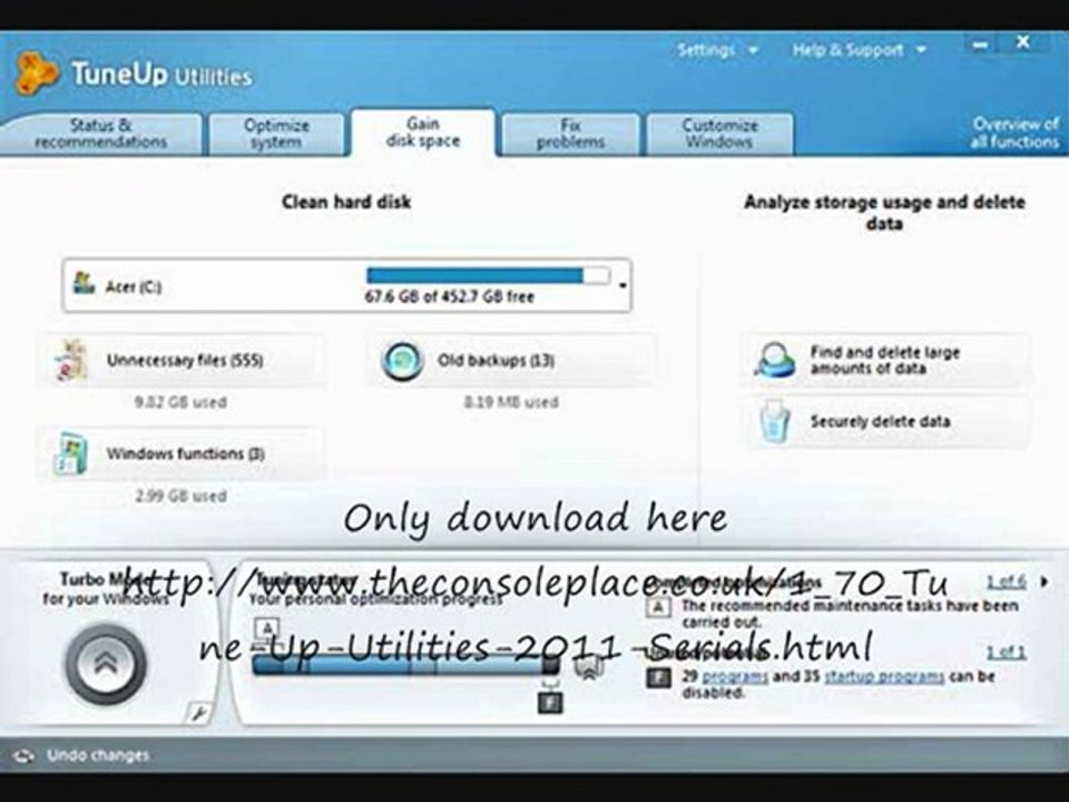 TuneUp Utilities 2011 Serials