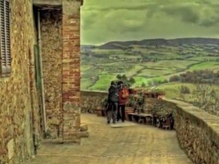 Val D'Orcia. Tuscany. Italien.UNESCO-Weltkulturerbe