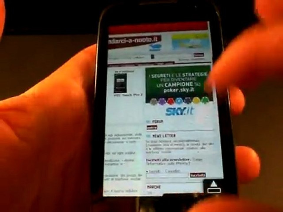 Video Review HTC Touch Pro 2 2/2 - Multimedia & Internet