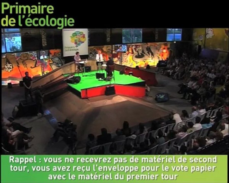 Primaire de l'écologie - Débat du second tour - partie 8
