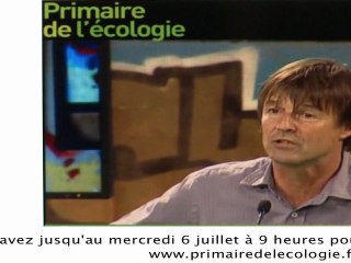 Nicolas Hulot au débat de l'entre-deux-tours: les vrais enjeux de 2012