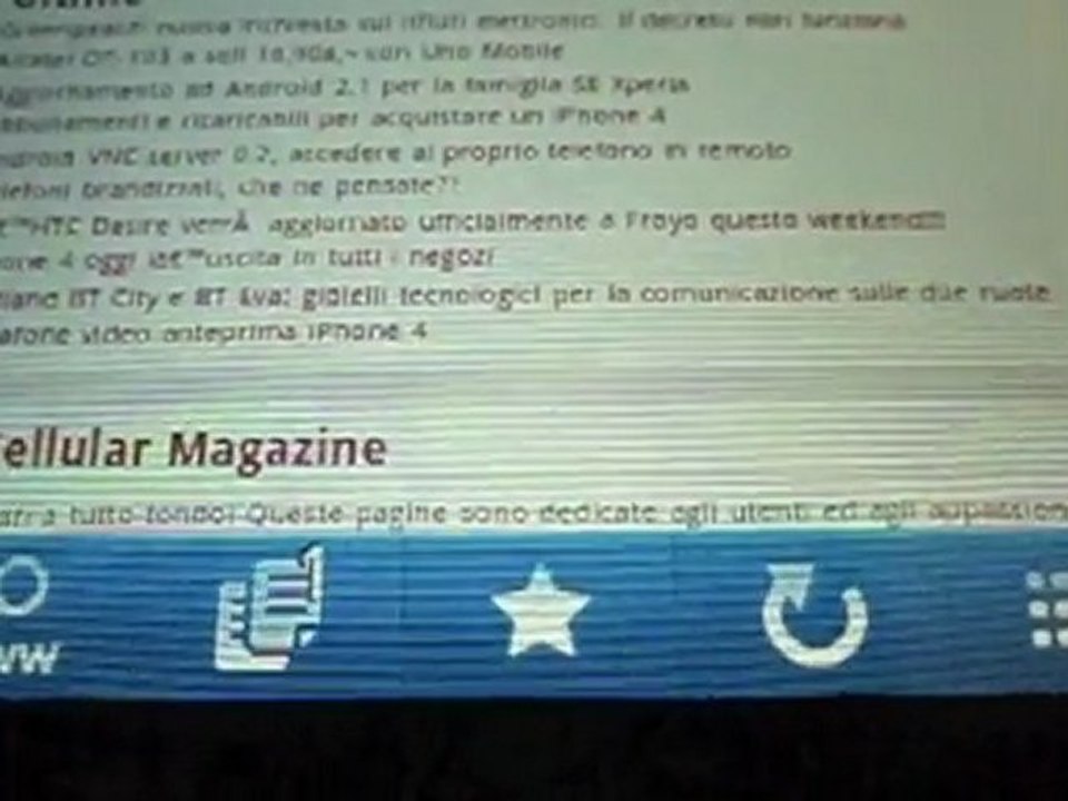 Sony Ericsson Xperia X10 mini PRO Software tour