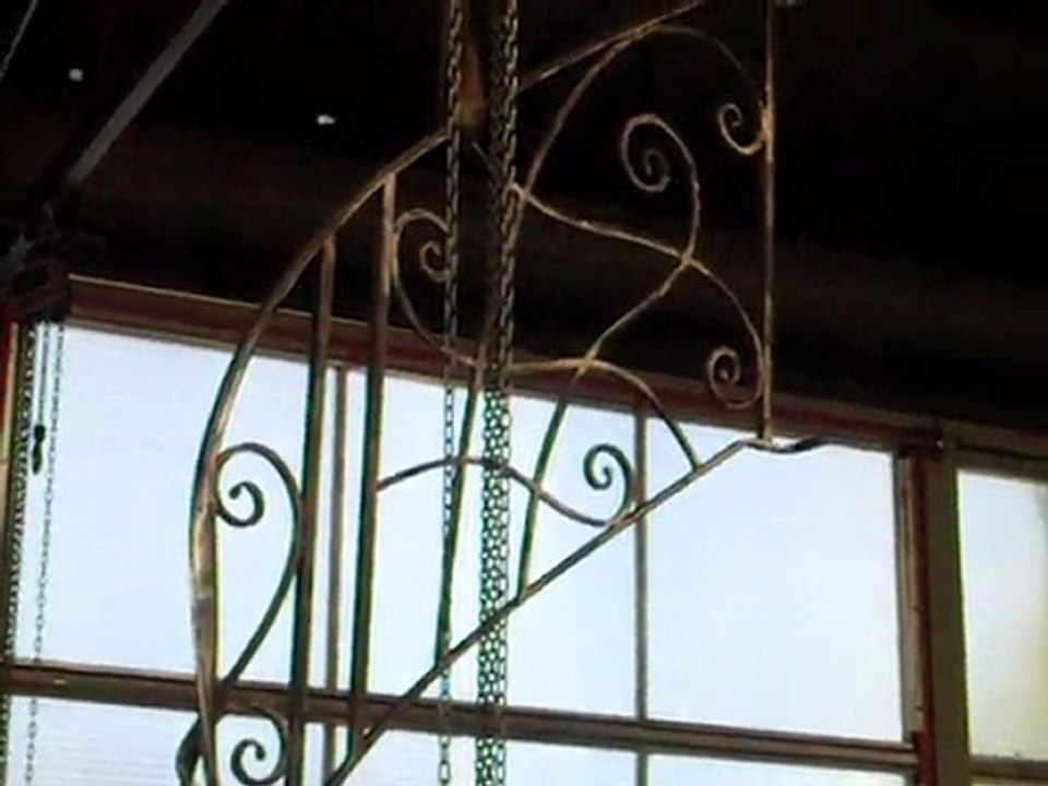 ferronnerie d'argoat , fabrication garde-corps fer forgé débillardé  3