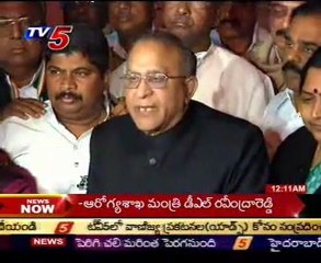 S.Jaipal Reddy talking to Media on Relief Package for Formers