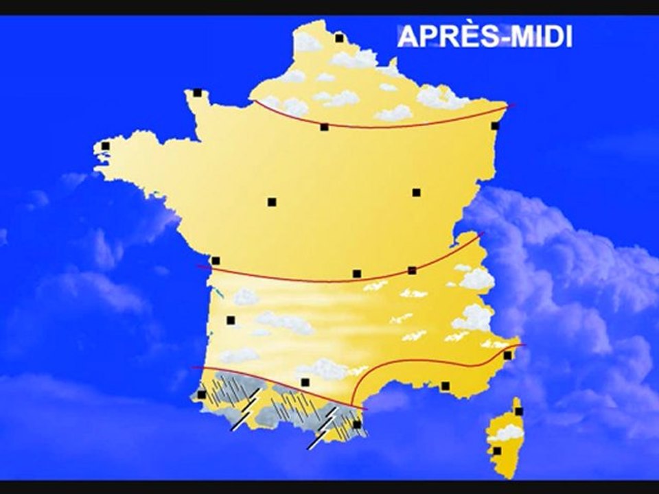 Météo 3 juillet 2011: Prévisions jusqu'au 07/07/2011