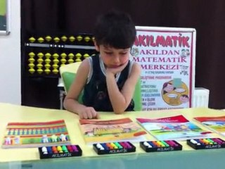 5 yaşındaki Batuhan dan AKILMATİK mental aritmetik şov