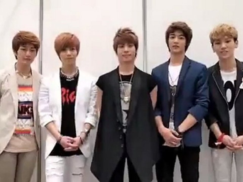 110702 [VIDEO] SHINee promoting for MDC Star audition 2011