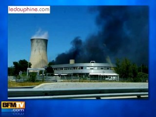 iNCENDiE DANS LA CENTRALE TRICASTIN EN FRANCE CE 2 JUILLET 2011