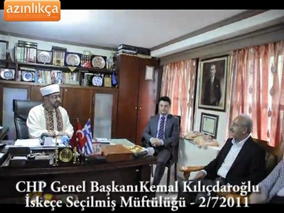 CHP Genel Baskani Kemal Kilicdaroglu, Iskece Secilmis Muftulugu 2/7/2011