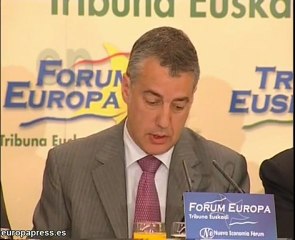 Urkullu dice que no vale escudarse en los jueces