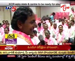 KCR asks state & Centre to be Ready for Mid Elections