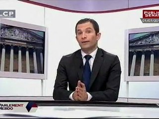 PARLEMENT HEBDO,Benoît Hamon, porte parole du PS