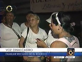 Familiares de reclusos del Rodeo protestaron en la sede de VTV
