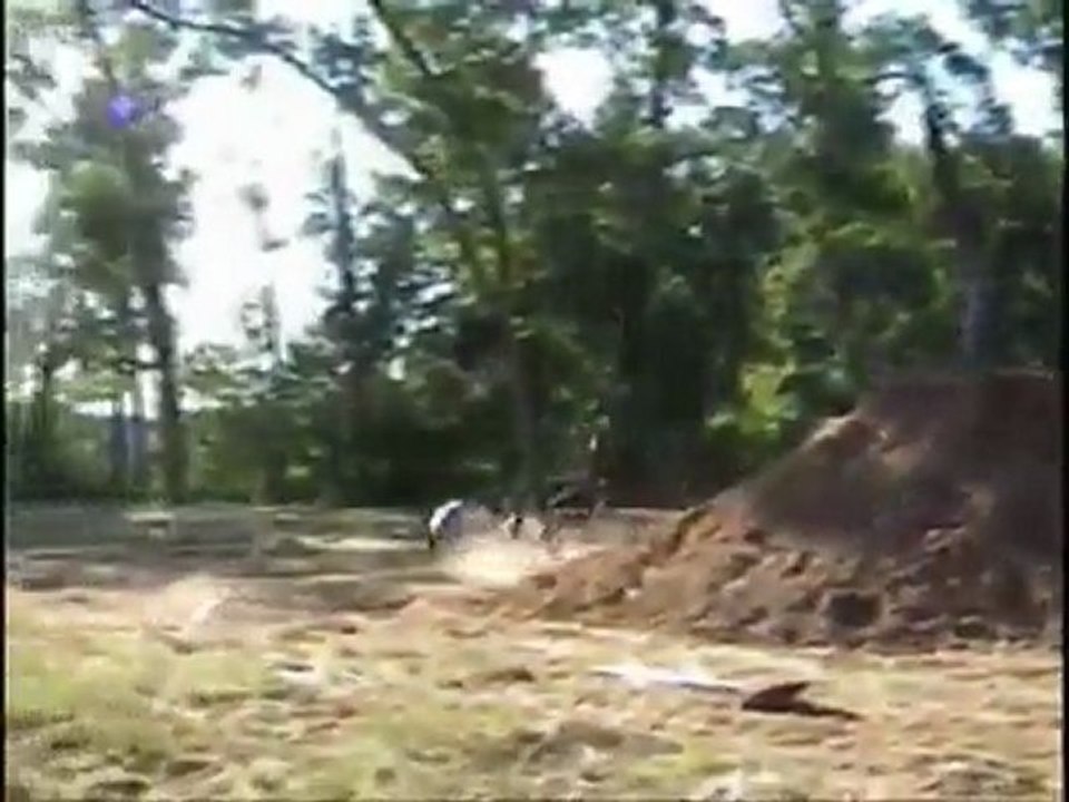 Landing gewalttätigen BMX Fail