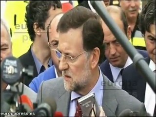 Rajoy: "La gente en Lorca tiene un comportamiento ejemplar"