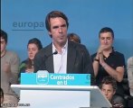 Aznar asegura que Sortu y Bildu son ETA