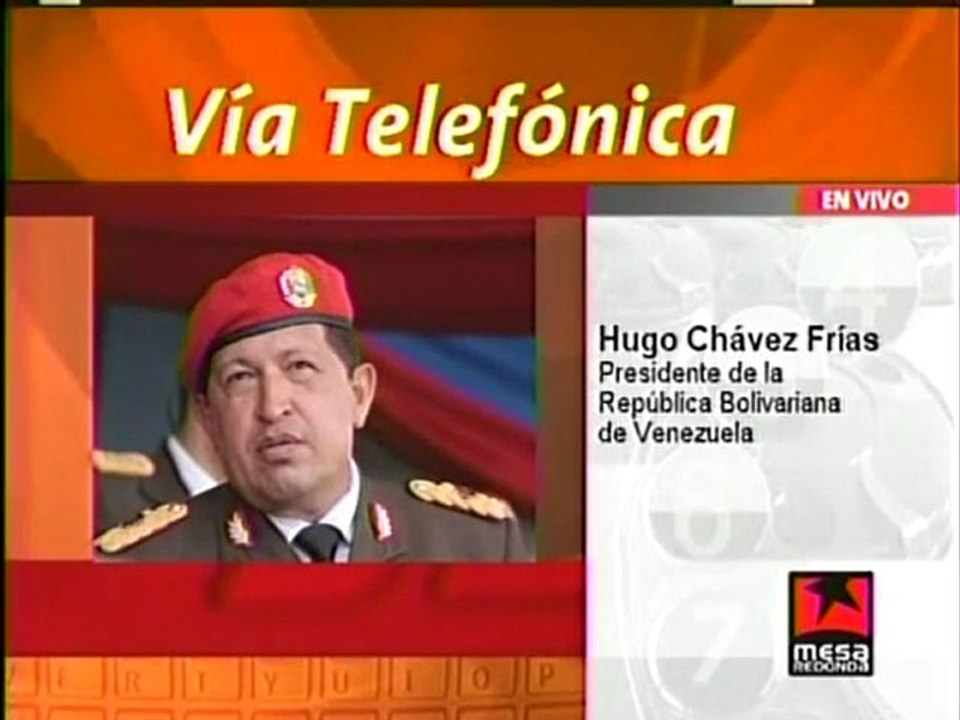 Presidente Chávez habla de su recuperación