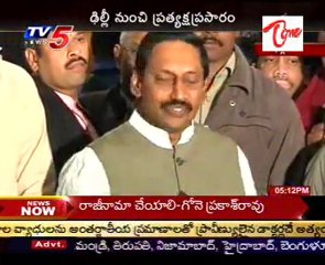 CM Kirankumar Reddy Talking to Media @ Delhi Tour