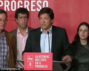 Fernández reconoce el "mal resultado" del PSOE en Asturias