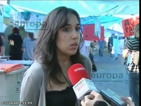 Los indignados continúan en la Puerta del Sol