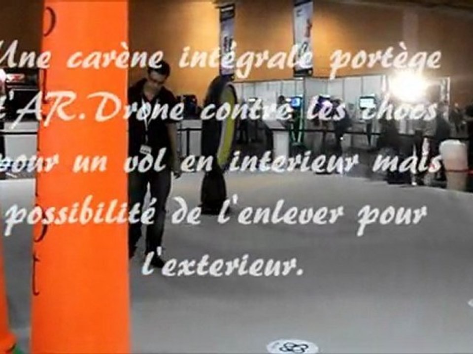 Test de l'AR.Drone au salon Lille au jeu video.