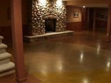 A 1 minute tour of a Stained Concrete Floor