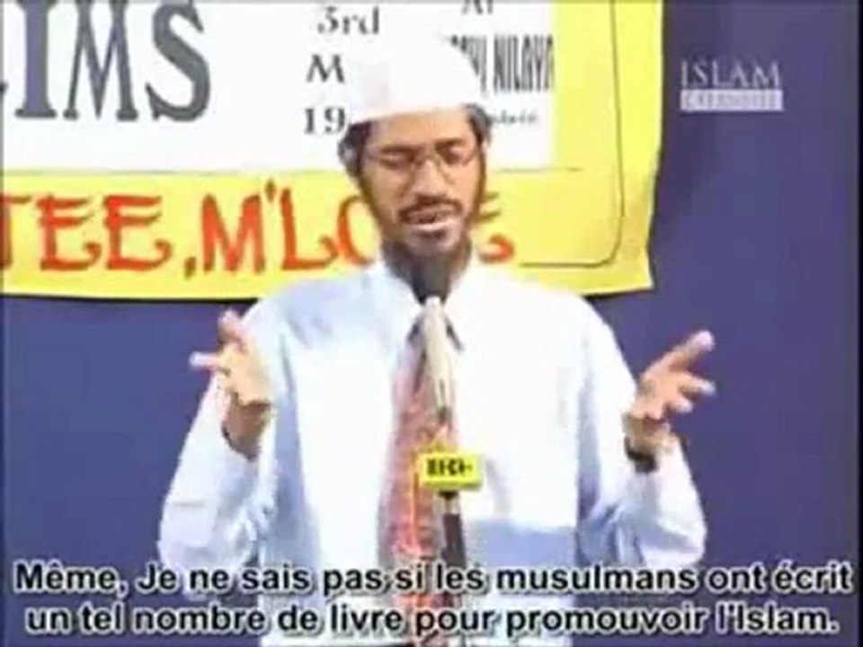 Les Medias et les musulmans Dr Zakir Naik {1/2}