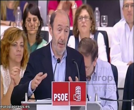 Rubalcaba se presenta a las primarias del PSOE