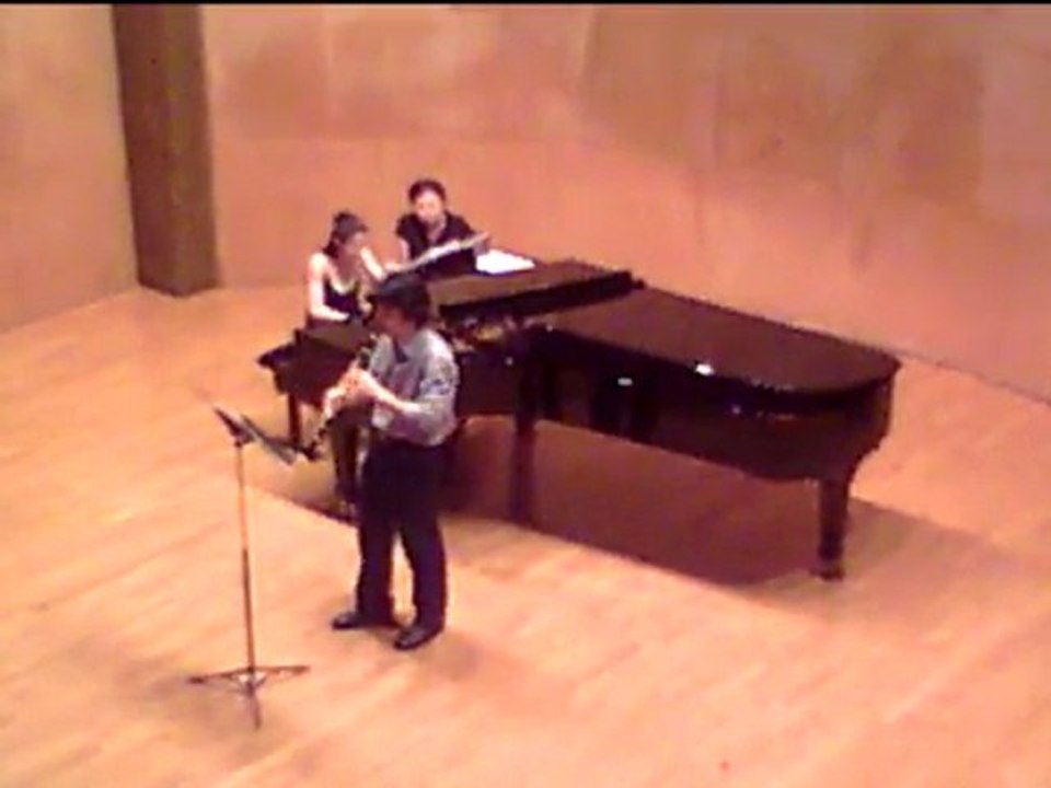 Ahmed Adnan SAYGUN - HORON -Çağdaş ENGİN (Clarinette ) , Shoko GAMO ( Piano)