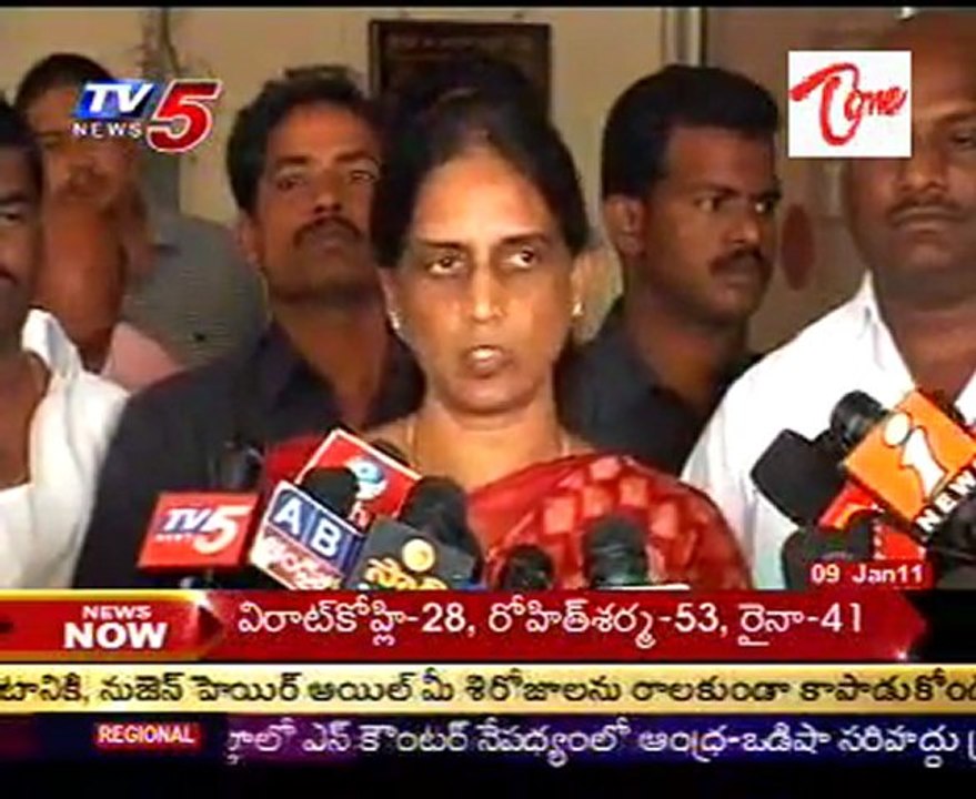 sabitha indra reddy taking to media