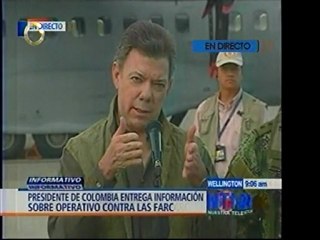 Santos confirma que tomaron base de "Alfonso Cano"