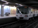 MPL75 : Arrivée à la station Place Jean Jaurès sur la ligne B du métro de Lyon