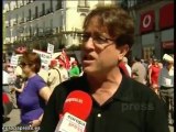 Cientos de pensionistas se manifiestan en Sol