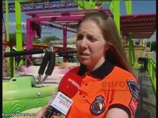 Salvan a una chica que sufre infarto en feria