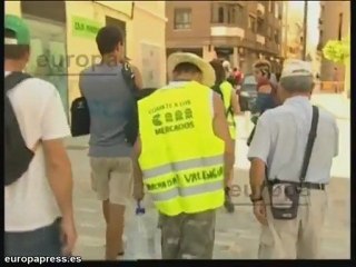 'Camino de la indignación' desde Valencia a Madrid