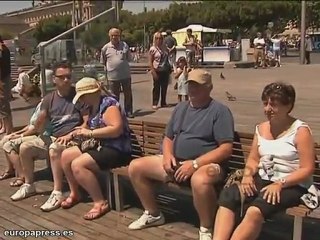 Barcelona vive uno de los días más calurosos