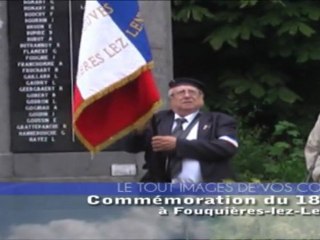 FIL DE L'ACTU - Commémoration du 18 juin à Fouquières-lez-Lens