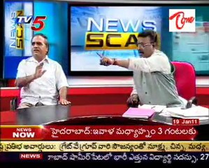 News Scan-Journalist-Telakapalli Ravi,Telangana Dr.shravan,Cong MP Vivek - part 2