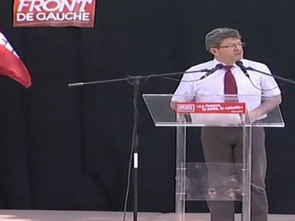 Discours de Jean-Luc Mélenchon - Lézan Gard