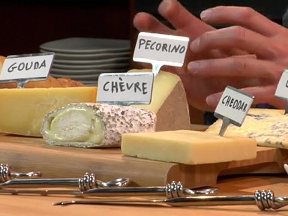 Serving an Ontario Cheese Platter