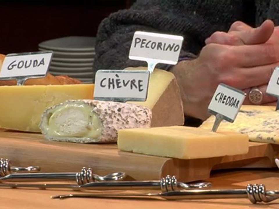 Preparing an Ontario cheese Plate