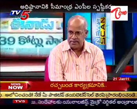 News Scan - DC journalist Krishnarao,BJP NVSS Prabhakar,TDP Peddi Reddy - part 2