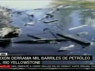 Derrame de mil barriles de petróleo en el Yellowstone