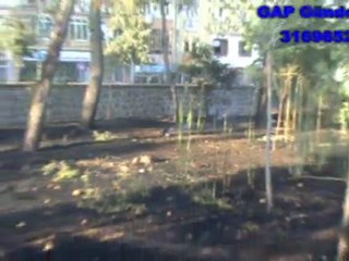 Yangını vatandaş söndürdü!