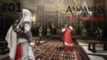 assassin's creed bortherhood partie 1 début du jeu -xbox360