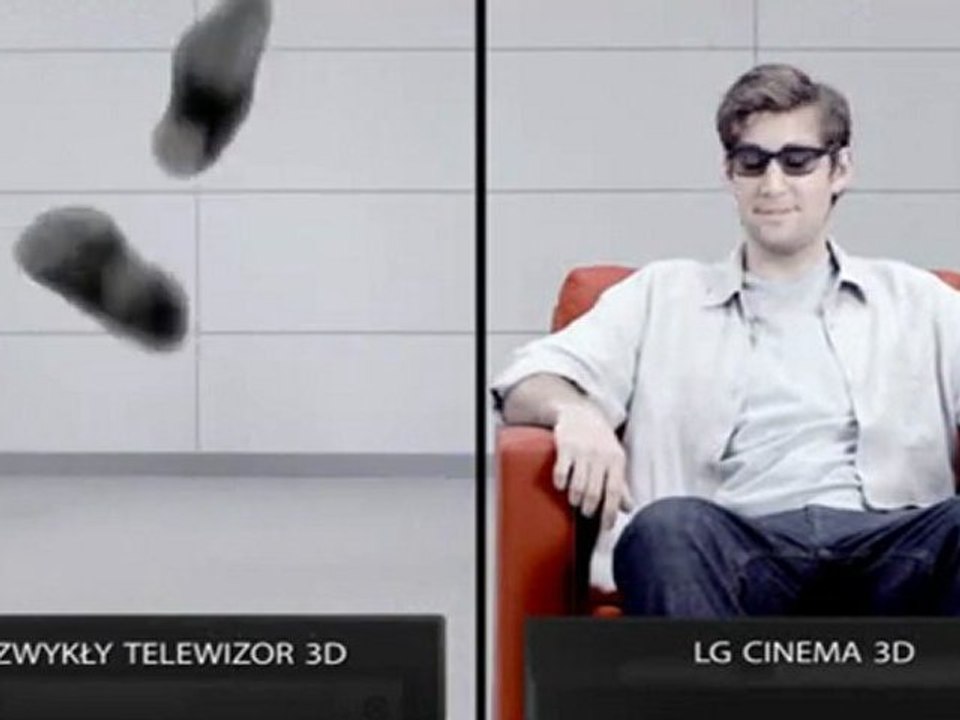 LG Cinema 3D_test telewizorów 3D #1. Lekkie okulary.