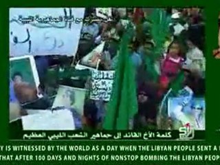 discours de KADHAFI 1.7.2011 tripoli ss titré englais