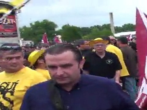 L'arrivée au Stade de Armandie à Agen, Finale de PROD2 ALBI:Union Bordeaux Bègles du 22 mai 2011.